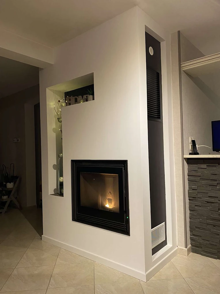 Installation d'un insert à granulés par Goupil